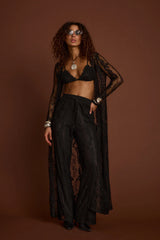 Ambrose Black Lace Pull On Pants