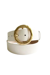 Hacienda White and Gold Belt