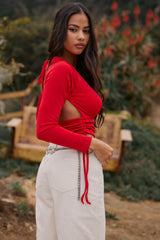 Nala Red Crop Top