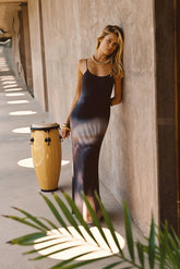 Amora Multi Mesh Maxi Dress