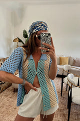 Delmar Crochet Button Shirt