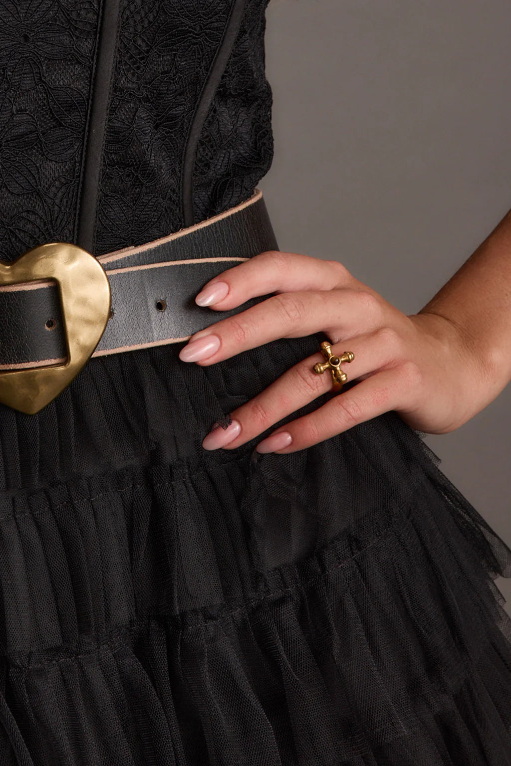 Standout Tigers Eye Cross Ring