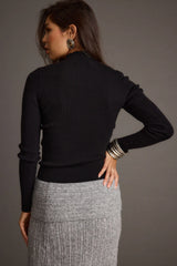 Robbie Black Long Sleeve Turtleneck