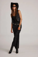 Lizette Black Lace Maxi Gown