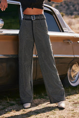 Ace Black Rhinestone Pants