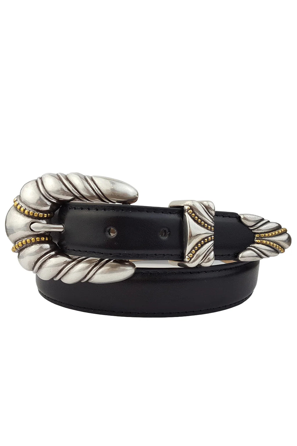 Siesta Black and Silver Belt