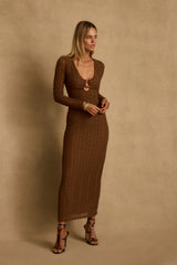 Dorado Mocha Maxi Dress