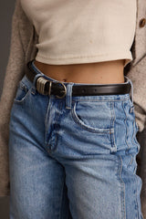 Rogue Black Genuine Leather Belt